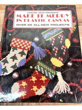 Make It Merry In Plastic Canvas Leisure Arts , 1995 Over 65 Projects